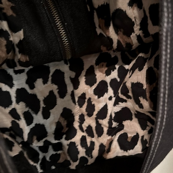 Bandolino Stretch‎ Denim Jean Jacket Blazer Women's 6 Black Zipper Front & Cuffs - Picture 7 of 7